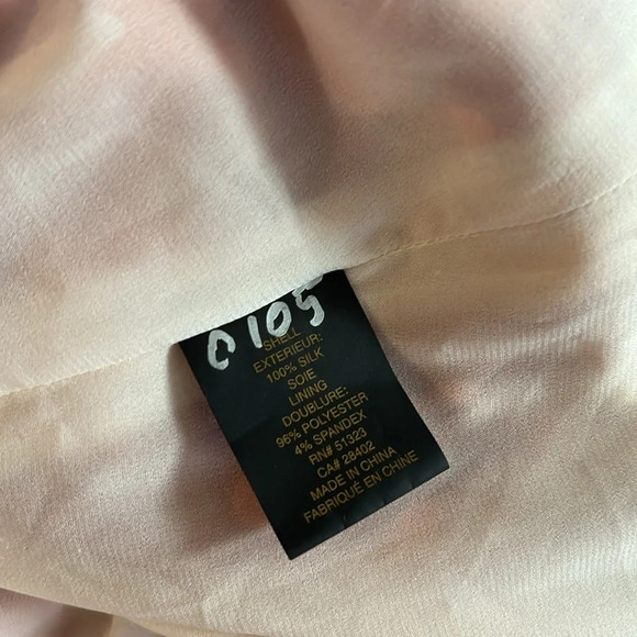 CYNTHIA STEFFE Paloma Orange White 100% Silk One Shoulder dress 6 - Picture 5 of 6